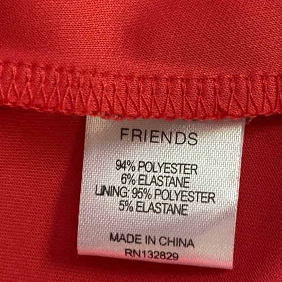 Lover’s + Friends red fitted dress with criss cross straps size Small. - Picture 13 of 13
